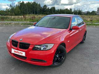 2007 BMW 3 серии 318i V (E90/E91/E92/E93), красный, 800000 рублей, вид 2