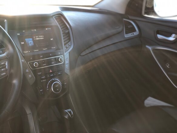 2017 Hyundai Santa Fe III Рестайлинг, чёрный - вид 29