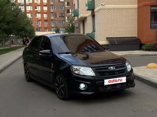 2014 Lada (ВАЗ) Granta Sport I, чёрный, 750000 рублей, вид 2