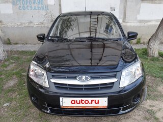 2014 Lada (ВАЗ) Granta I, чёрный, 500000 рублей, вид 2