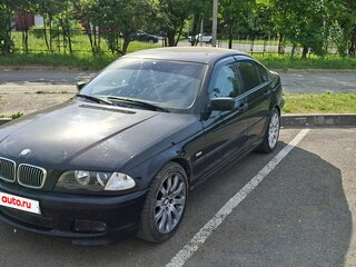 2000 BMW 3 серии 318i IV (E46), чёрный, 699000 рублей, вид 1