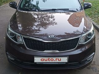 2015 Kia Rio III Рестайлинг, коричневый, 1200000 рублей, вид 2