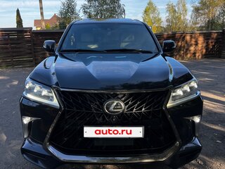 2018 Lexus LX 570 III Рестайлинг 2, чёрный, 7500000 рублей, вид 2