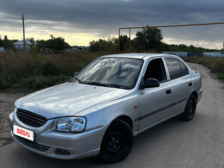 2005 Hyundai Accent ТагАЗ II, серебристый, 200000 рублей, вид 1