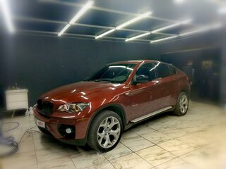 2008 BMW X6 35i 6-speed I (E71), красный, 1650000 рублей, вид 1