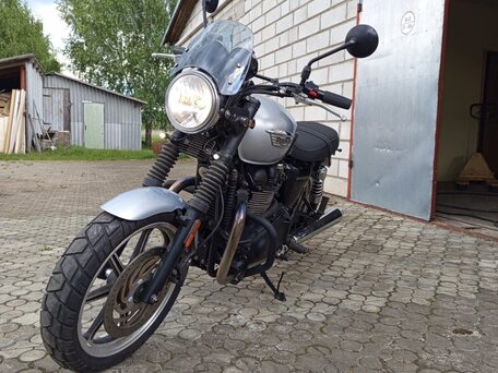 2014 Triumph Bonneville T100, серебристый, 550000 рублей, вид 2
