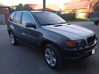 2001 BMW X5 4.4i I (E53), серый, 750000 рублей, вид 1