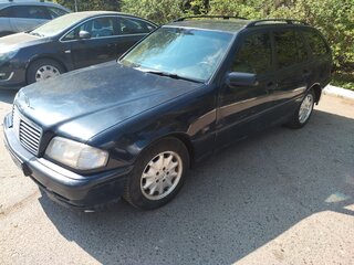 2000 Mercedes-Benz C-Класс 180 I (W202) Рестайлинг, синий, 250000 рублей, вид 1