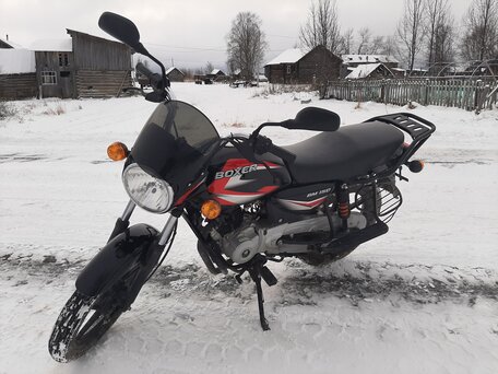 2021 Bajaj Boxer BM 150, чёрный, 110000 рублей, вид 5