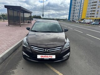 2014 Hyundai Solaris I Рестайлинг, коричневый, 1150000 рублей, вид 1