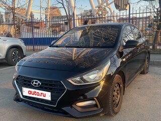2018 Hyundai Solaris II, чёрный, 1060000 рублей, вид 1