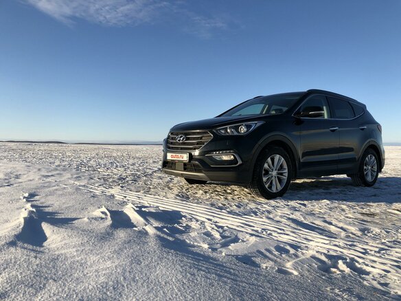 2017 Hyundai Santa Fe III Рестайлинг, чёрный - вид 11