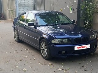1999 BMW 3 серии 318i IV (E46), синий, 445000 рублей, вид 3