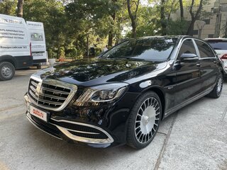 2017 Mercedes-Benz Maybach S-Класс 450 I (X222) Рестайлинг, чёрный, 7100000 рублей, вид 1