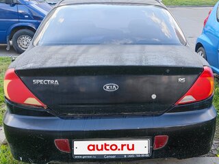 2007 Kia Spectra I Рестайлинг 2, чёрный, 190000 рублей, вид 2