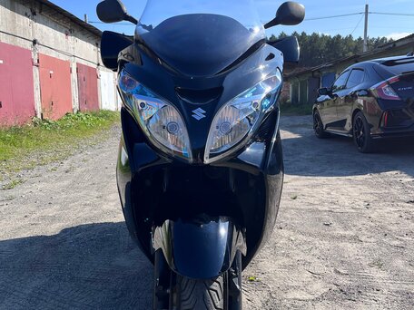 2012 Suzuki Burgman (SkyWave) 400, чёрный, 400000 рублей, вид 2