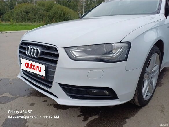 2013 Audi A4 IV (B8) Рестайлинг, белый, 1350000 рублей - вид 18