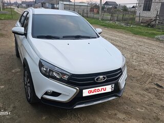 2019 Lada (ВАЗ) Vesta SW Cross I, белый, 1250000 рублей, вид 2