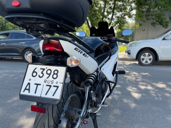 2008 Kawasaki ER-6F (Ninja 650R), чёрный, 420000 рублей - вид 10