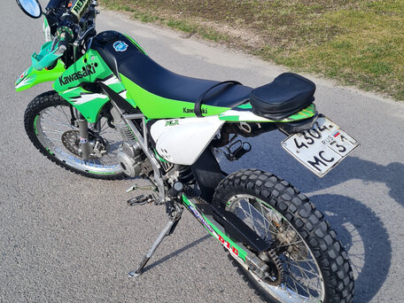 2015 Kawasaki KLX 150, зелёный, 210000 рублей, вид 5