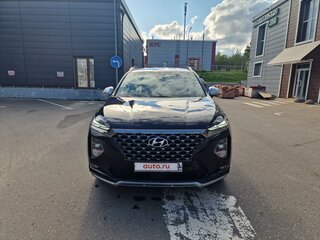 2019 Hyundai Santa Fe IV, чёрный, 3199999 рублей, вид 2