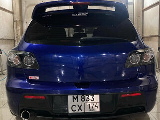 2008 Mazda 3 I (BK) Рестайлинг, синий, 800000 рублей, вид 5
