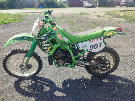 1995 Kawasaki KDX 250, зелёный, 160000 рублей, вид 1