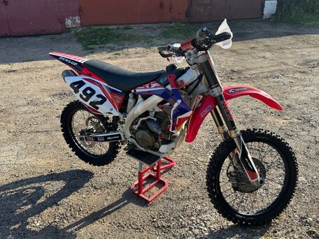 2008 Honda CRF 450R, красный, 330000 рублей, вид 1