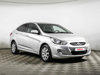 2011 Hyundai Solaris I, чёрный, 788000 рублей, вид 3