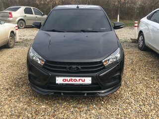 2019 Lada (ВАЗ) Vesta I, чёрный, 950000 рублей, вид 3