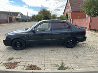 2006 Hyundai Accent ТагАЗ II, чёрный, 318000 рублей, вид 4