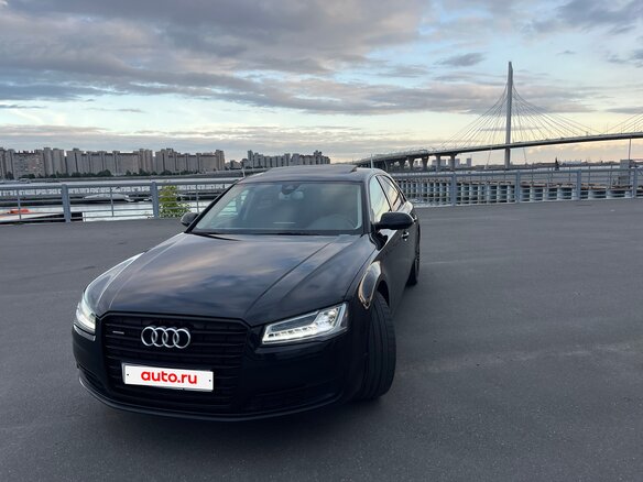 2015 Audi A8 Long III (D4) Рестайлинг, чёрный, 2500000 рублей - вид 5