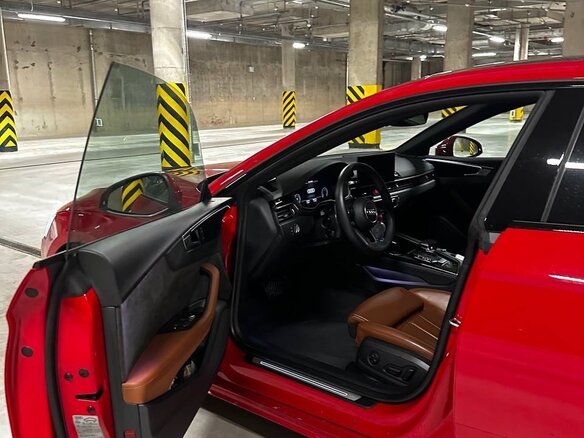 2021 Audi A5 Sportback 40 TFSI II (F5) Рестайлинг, красный, 3700000 рублей - вид 16