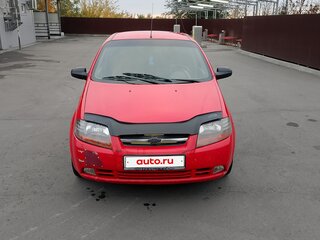 2004 Chevrolet Aveo I, красный, 270000 рублей, вид 1