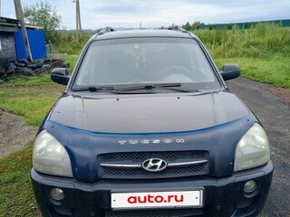 2004 Hyundai Tucson I, чёрный, 620000 рублей, вид 1