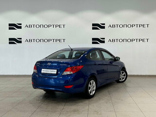 2013 Hyundai Solaris I, синий, 749000 рублей, вид 5