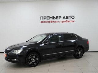 2014 Skoda Superb DSG II Рестайлинг, чёрный, 840000 рублей, вид 3