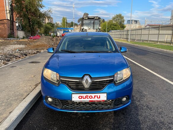 2014 Renault Sandero II, синий - вид 7