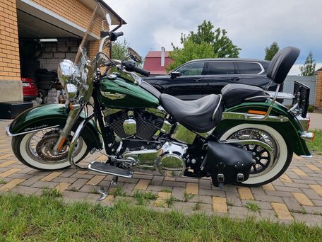 2013 Harley-Davidson Softail Deluxe, зелёный, 1800000 рублей, вид 5