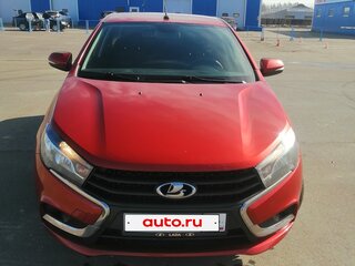 2017 Lada (ВАЗ) Vesta I, красный, 700000 рублей, вид 3
