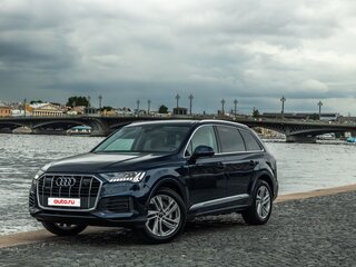2023 Audi Q7 45 TFSI II (4M) Рестайлинг, синий, 8490000 рублей, вид 2