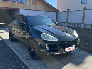 2005 Porsche Cayenne Turbo I (955), чёрный, 1500000 рублей, вид 2