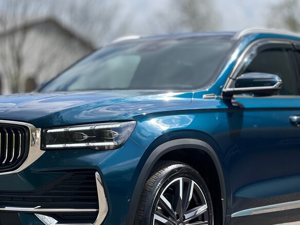 2023 Geely Monjaro (Xingyue L) I, синий - вид 2
