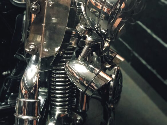 2001 Harley-Davidson Springer Softail, чёрный - вид 9