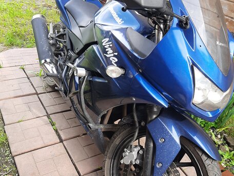 2011 Kawasaki Ninja 250R, синий, 400000 рублей, вид 5