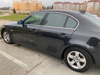 2007 BMW 5 серии 520d V (E60/E61) Рестайлинг, чёрный, 1200000 рублей, вид 5