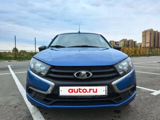 2021 Lada (ВАЗ) Granta I Рестайлинг, синий, 650000 рублей, вид 3
