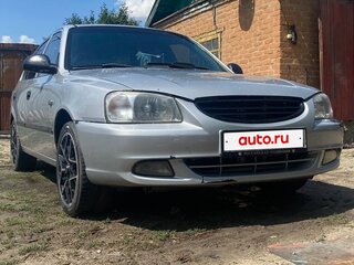 2004 Hyundai Accent ТагАЗ II, серый, 600000 рублей, вид 4
