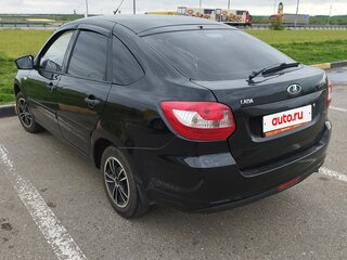 2014 Lada (ВАЗ) Granta I, чёрный, 500000 рублей, вид 4
