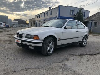 1997 BMW 3 серии Compact 316i III (E36), белый, 1200000 рублей, вид 2